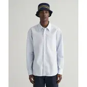 Gant für Herren. 3240095 Relaxed Fit Heritage Popeline Hemd blau (XS), Lässig, Baumwolle, Langarm