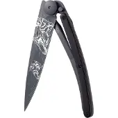 Deejo 37g Ebenholz Moto Racing Taschenmesser - STK - Moto Racing