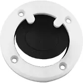 Perko Ventilmontage Flansch Weiß Weiß One Size