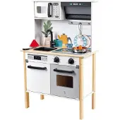 Hape Spielküche "Moderne Smart-Home-Küche", bunt, Spielküchen, KinderB:60cm H:91,8cm T:30cm, Holz, Kunststoff, Metall, Spielküche, mit Licht- & Soundeffekt, B:60cm H:91,8cm T:30cm