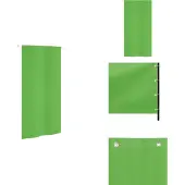 vidaXL Balkon-Sichtschutz Hellgrün 120x240 cm Oxford-Gewebe - Sonnenschirme & Sonnenschutze