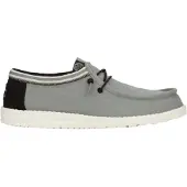 HEY DUDE HEYDUDE Wally Letterman Herren Halbschuhe Light Grey/White Größe 44