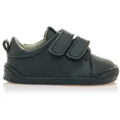 Mustang Unisex für Kinder. 48850 Free Baby marineblaue Lederturnschuhe (24), 1 bis 3 cm, Klettverschluss, Lässig, Kinderbekleidung