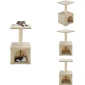 vidaXL Katzen-Kratzbaum Sisal 55 cm Beige - Kratzbäume