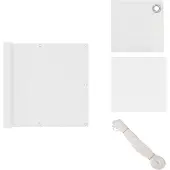 vidaXL Balkon-Sichtschutz Weiß 90x500 cm Oxford-Gewebe - Sonnenschirme & Sonnenschutze