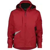 Dassy Wasser- & winddichte Arbeitsjacke Hyper 300404 PES80 Gr. XL rot/schwarz
