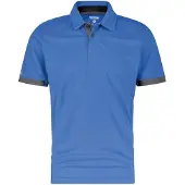 Dassy Poloshirt Traxion 710026 PES44 Gr. 2XL azurblau/anthrazitgrau
