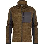 Dassy Fleecejacke Convex 300447 PES38 Gr. L-STANDARD lehmbraun/anthrazitgrau