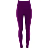 Winshape Leggings "Functional Comfort HWL117C", Damen, Gr. XS, Normalgrößen, lila (schwarz plum), 85% Polyester, 15% Elasthan, Hosen Leggings, mit V-Shape Applikation und Core-Bund