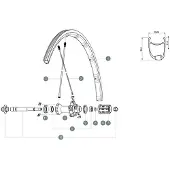 Mavic R-sys Slr Hinterradfelge