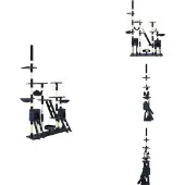 vidaXL Katzen-Kratzbaum mit Sisal-Kratzsäulen 230 - 250 cm Blau - Kratzbäume