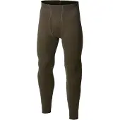 Woolpower - Long Johns With Fly 200 - Merinounterwäsche Gr L grau/oliv