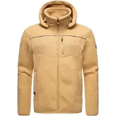 STONE HARBOUR Fleecejacke "Illian" mit Kapuze Sportliche Herren Fleece-Outdoorjacke mit Kapuze