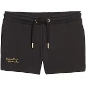 Superdry für Damen. W7110427A Essential Logo Shorts schwarz (L), Lässig, Baumwolle