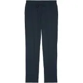 Marc O'Polo Pyjamahose "Mix & Match Cotton-Woven", Damen, Gr. XS, N-Gr, blau (navy), Single Jersey, Obermaterial: 100% Baumwolle, unifarben, bequem lang, Hosen Pyjamahose, mit elastischem Bund