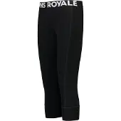 Mons Royale Cascade Merino Base Layer 3/4, Skiunterhose, Damen, schwarz