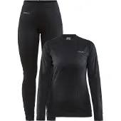 Craft Baselayer-Set Core Dry Black Damen-XXL