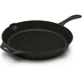 Petromax gusseiserne Grillpfanne / Skillet 35 cm mit Stiel