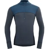Devold Lauparen Merino 190 Zip Neck Man Flood/Night/Ink XL Thermischeunterwäsche