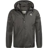 Arctic Seven Outdoorjacke "Herren Regenjacke AS412", Herren, Gr. XXL, grau (dunkelgrau), Obermaterial: 100% Nylon NY., Jacken Outdoorjacke