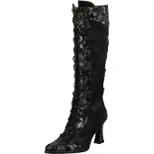 LAURA VITA Oanelo 02 Damenschuhe Schaftstiefel Schwarz Freizeit