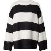 Noisy May Damen Sutton Oversized Strick Pullover Eggnog