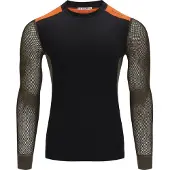 Aclima - WoolNet Hybrid Crewneck - Merinounterwäsche Gr S schwarz