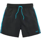 Buffalo Badeshorts in schwarz-türkis | Gr.: XXL