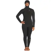 Billabong Synergy 5/4 Mm Damen-langarm-neoprenanzug Mit Kapuze Und Brustreißverschluss