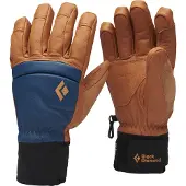Black Diamond - Freeride-Handschuhe aus PrimaLoft&reg; – Unisex – Spark Gloves - Spark Gloves Henna Ink Blue für Damen aus Leder - Größe XL - Braun