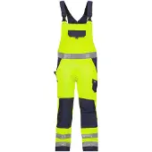 Dassy Toulouse Warnschutz Latzhose mit Kniepolstertaschen - neongelb/dunkelblau - 54-5cm