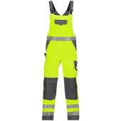 Dassy Warnschutz Latzhose Toulouse PESCO74 MINUS Gr. 52 neongelb/zementgrau