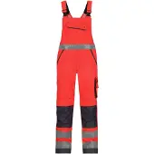 Dassy Warnschutz Latzhose Malmedy 400156 PESCO74 MINUS Gr. 58 neonrot/zementgrau