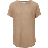 Peter Hahn Pullover aus 100% Leinen 1/2 Arm beige, 38