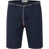 Blend BHMennok Herren Leinenshorts kurze Leinenhose Bermuda mit Gürtel Regular fit