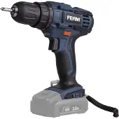 Ferm Akku-Bohrschrauber 20 V mit 21+1 Drehmomenteinstellungen, Softgrip und LED-Licht