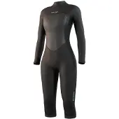 Mystic Brand Flatlock 3/2mm Damen-langarm-shorty Mit Rückenreißverschluss