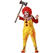 Atosa Clown Halloween Mädchenkostüm