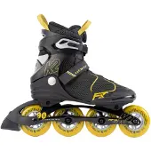 K2 Skates F.I.T. 90 BOA Inline Skates Herren grau - mustard Größe EU: 47