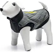 Beeztees Hundemantel Safety Gear Allia reflektierend grau, Größe:28 cm