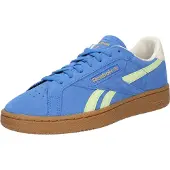 Reebok Sneaker CLASSIC "CLUB C GROUNDS UK", Damen, Gr. 37,5, blau (kineticblau, astrolime, vintagechalk), Leder, Synthetik, Schuhe Sneaker