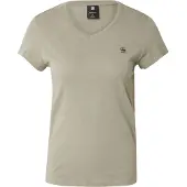 G-Star V-Shirt "Eyben", Damen, Gr. XS (34), grün (shamrock), Jersey, Obermaterial: 100% Baumwolle, unifarben, slim fit normal, V-Ausschnitt, Shirts V-Shirt, mit Label