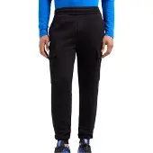 EA7 für Herren. 8NPP68_PJVTZ Core Identity Cargohose aus Baumwollmischung schwarz (XL), Lässig, Sportlich, Baumwolle