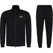 Emporio Armani Zip Trainingsanzug Schwarz