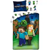 Halantex SP. z.o.o. Baumwollbettwäsche 140x200 MINECRAFT