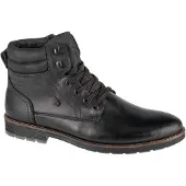 Rieker Herren Stiefeletten/ Winterboots Schwarz Leder Synthetik wasserfest Größe: 40