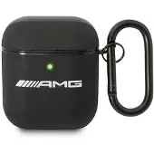 Mercedes AMG AMA2SLWK AirPods-Hülle schwarz/schwarzes Leder