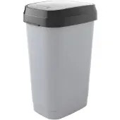 Curver 241270 Dual Swing 50l 31x42x62 Cm Mülleimer