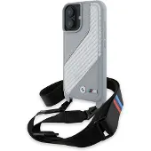 BMW Etui M Edition Carbon-Streifen & Riemen Na Iphone 16 - Szare