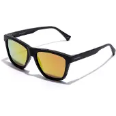 Hawkers One LS Raw Uni-Sonnenbrille Schwarz Orange (Ø 54,8 mm)
